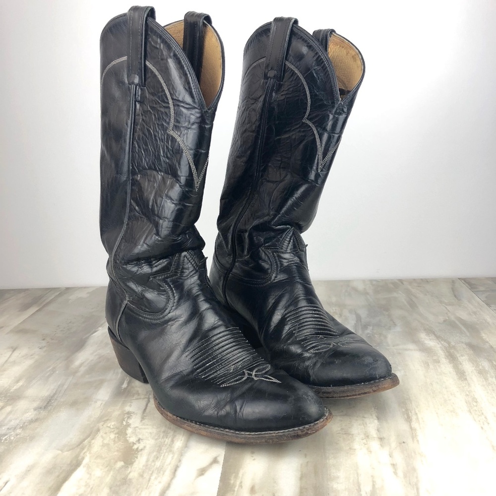 Tony Lama Mens Cowboy Boots Size 8.5